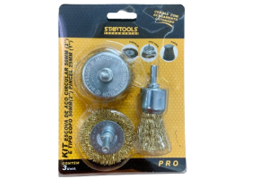 STARTOOLS 0664 KIT ESCOVA ACO 03 PECAS