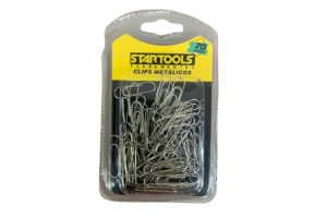 STARTOOLS 0300 CLIPS METALICO NIQUELADO 70 PCS