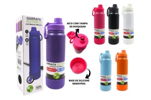 HM500 GARRAFA ISOTERMICA SILICONE 600 ML