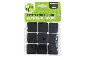 HM538 PROTETOR QUADRADO ADESIVO 2,8 CM 9 PECAS