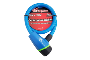 SQ3946 CADEADO BICICLETA 65 CM X 12 MM