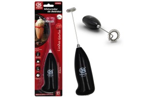 Misturador Batedor Mixer Elétrico Para Claras de Ovos Leite Café a Pilha