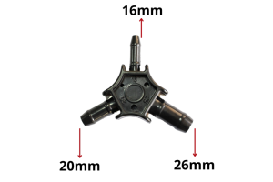 Calibrador Triângulo Gás Multicamada 16mm x 20mm x 26mm