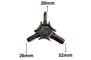 Calibrador Triângulo Gás Multicamada 20mm x 26mm x 32mm