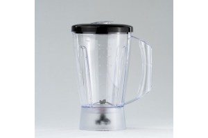 Copo Liquidificador Cadence Pratic White Trapéze Cristal Tampa (Preta) Mebrasi