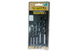 STARTOOLS 0123 JOGO BROCAS MADEIRA 05 PECAS