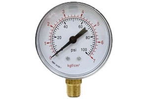 MANOMETRO ACO CARBONO 62 MM 1/4 - 07 KGF