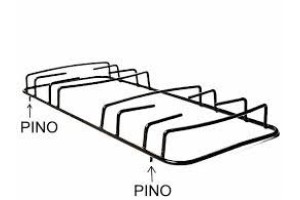 Grelha Pintada Esmaltec Bali Pino Lateral 340mm