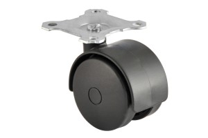 RODIZIO DUPLO 30 MM 04 FUROS GIRATORIO