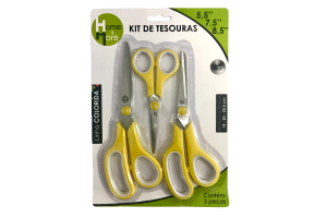 HM134 KIT TESOURA 03PCS 5,5 - 7,5 - 8,5