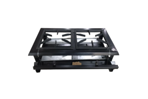 Fogão Industrial alta pressão 02 bocas 40x40 - Linha FORT