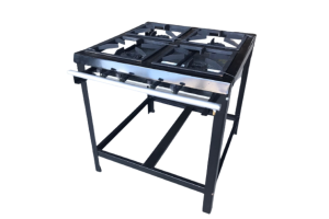 Fogão Industrial alta pressão 04 boca Linha FORT