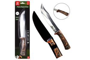 Faca Esportiva 29CM Cabo Bronze