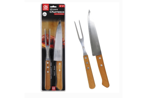  Kit Churrasco 02 Peças Faca 7