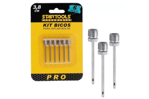 STARTOOLS 0395 KIT BICOS P/INFLAR BOLAS 06 PECAS