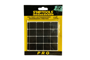 STARTOOLS 0162 FELTRO PROTETOR QUADRADO 32 PECS 2 CM