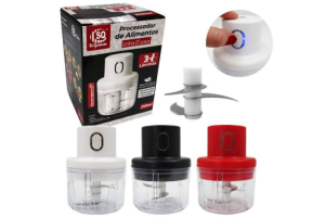 Processador de Alimentos 250 ML RECARREGAVEL