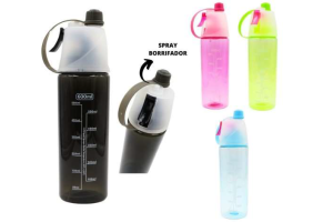 HM488 GARRAFA SQUEEZE COM BORRIFADOR 600ML