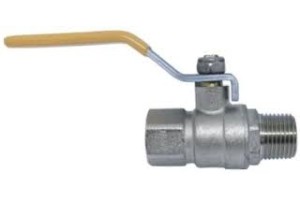 Válvula Esfera Gás Alavanca Macho x Fêmea 1/2